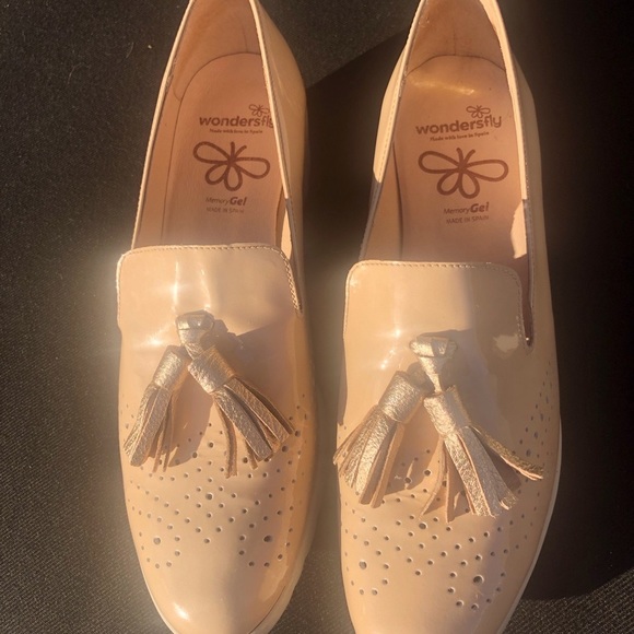 Womens wondersfly leather slip on shoe, neutral colour size 41 - Picture 2 of 5